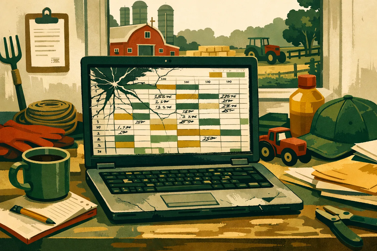 Why 7 of 10 Farm Spreadsheets Break Down by Year Two